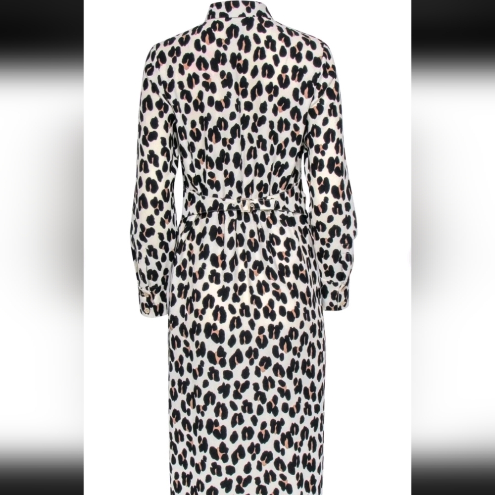 Kate Spade Leopard Button Down Dress Size 0